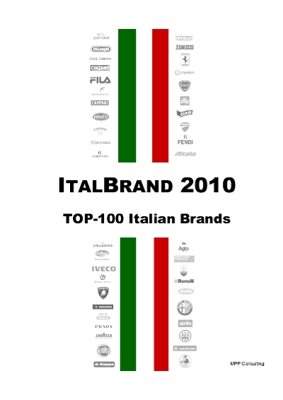 matchmaker Enig med historie ItalBrand Top 100 Italian Brands (2010) on rankingthebrands.com
