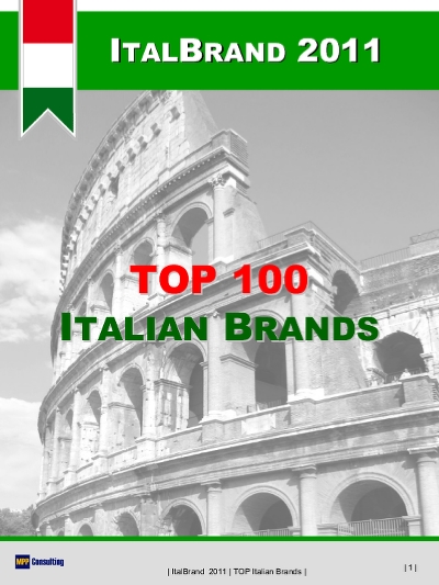 ItalBrand Top 100 Italian Brands (2011) on