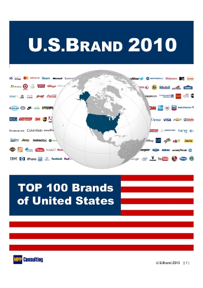 US Brand Top 100 Brands of United - 2010 (MPP Consulting) | Ranking The Brands